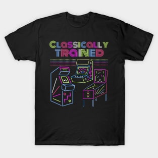 Classically Trained Arcade Machines Amusment T-Shirt